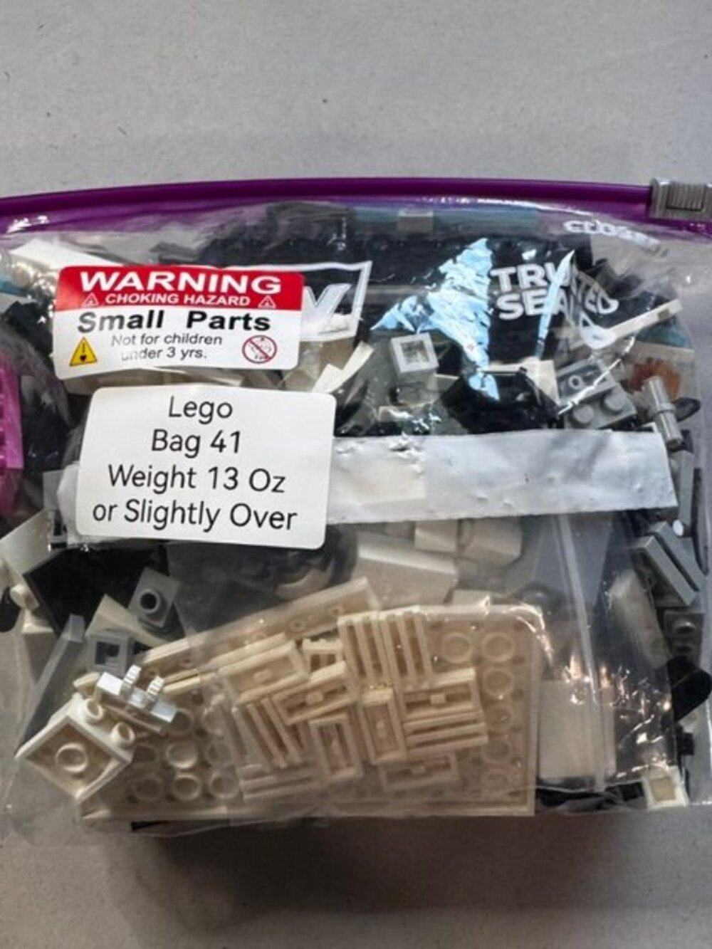 Bulk LEGO Bricks & Tiles Lot Mixed Colors Quart Bag 13+ oz Assorted Pieces